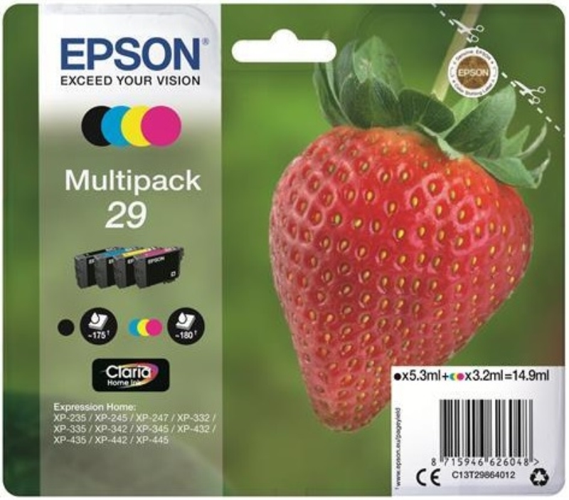 EPSON Cartuccia originale Epson T2986 M fragola multipack